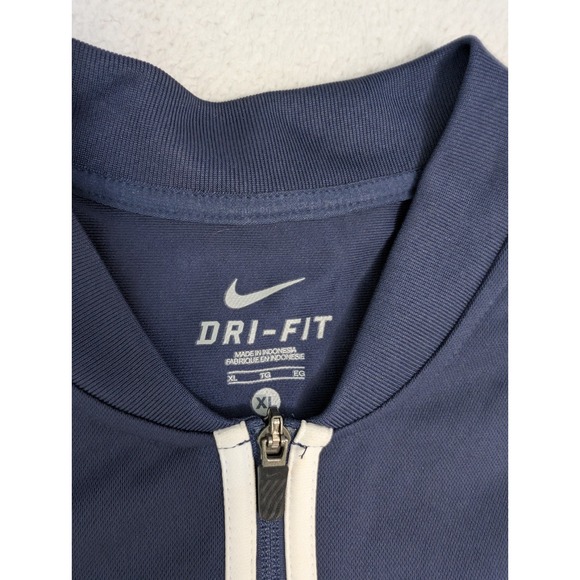 Michigan Wolverines Nike Windbreaker XL Men's Navy Full Zip Pockets Jacket - Picture 2 of 8